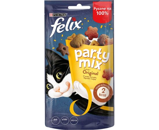 PURINA NESTLE PURINA FELIX PARTY MIX ORIGINAL - CAT TREATS - 60G