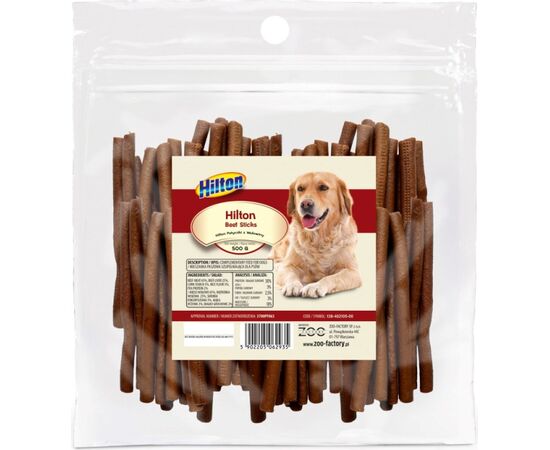 HILTON SOFT BEEF STICKS - TREAT FOR DOGS - 500G