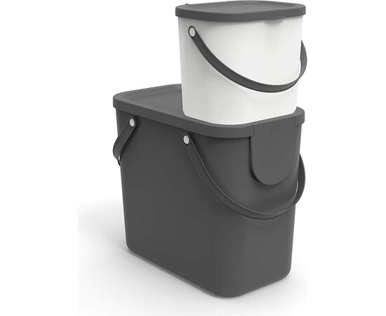 ROTHO SYSTEM DO SEGREGACJI ODPADÓW 6L ALBULA SZARY