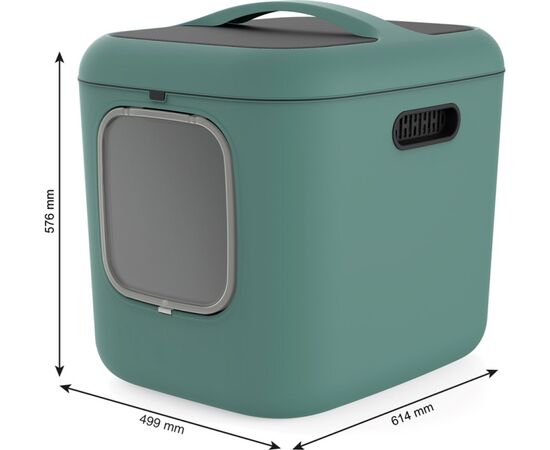 ROTHO BIALA XL GREEN - CAT LITTER BOX