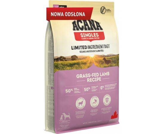 ACANA SINGLES GRASS-FED LAMB - DRY DOG FOOD - 6KG