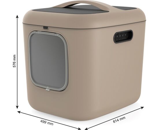 ROTHO BIALA XL CAPPUCCINO - CAT LITTER BOX