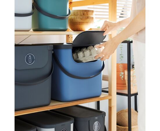ROTHO POJEMNIK DO SEGREGACJI ODPADÓW 40L ALBULA NIEBIESKI