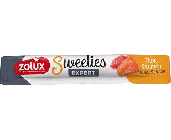 ZOLUX SWEETIES TUNA AND SALMON – CAT TREAT – 14 G