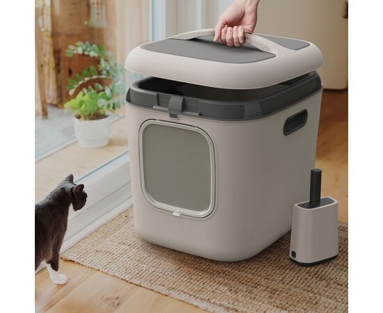 ROTHO BIALA XL WHITE - CAT LITTER BOX