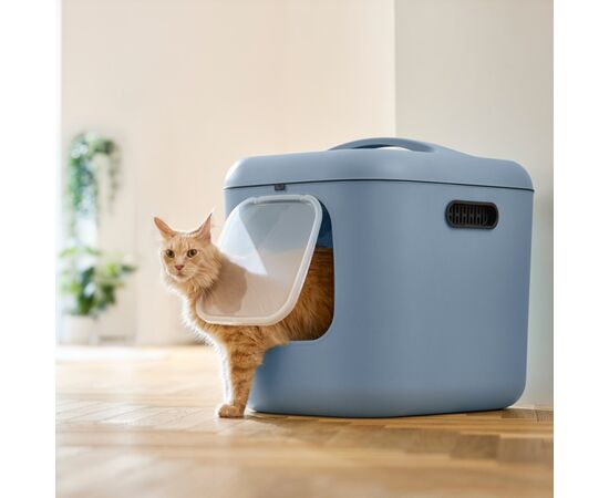 ROTHO BIALA XL BLUE - CAT LITTER BOX