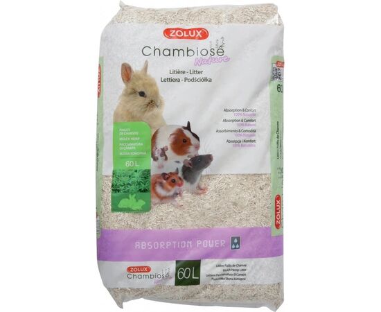 ZOLUX CHAMBIOSE NATURE - LITTER - 60L