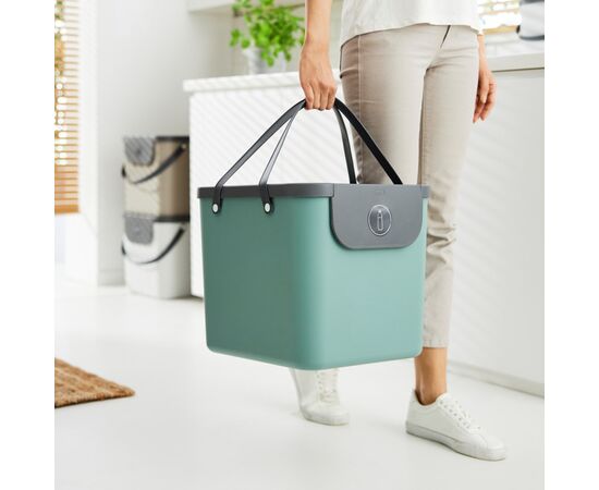 ROTHO POJEMNIK DO SEGREGACJI ODPADÓW 40L ALBULA ZIELONY