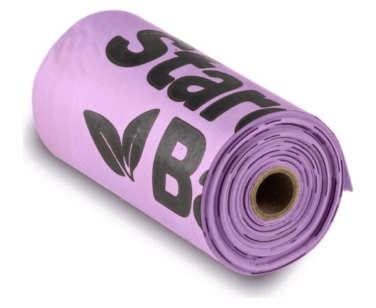 STARCH BAG STARCHBAG BIO COMPOSTABLE POOP BAGS LILAC – 8X15 PCS