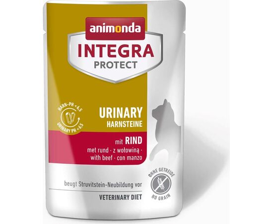 ANIMONDA INTEGRA PROTECT URINARY STRUVITE WITH BEEF - WET FOOD FOR CATS - 85G