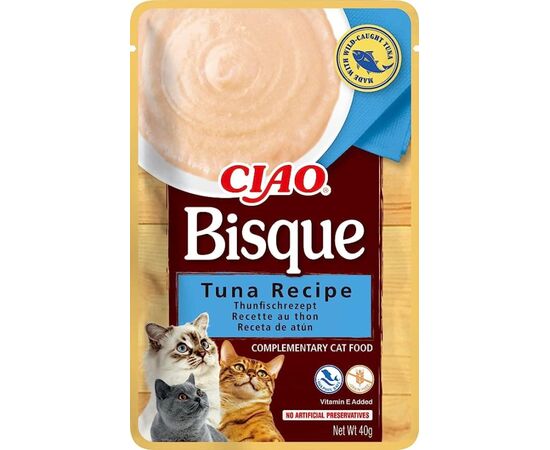 INABA CIAO BISQUE TUNA - CAT TREATS - 12X40G