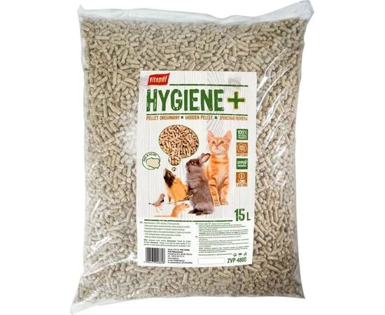 VITAPOL HYGIENE+ - WOOD PELLETS - 15L