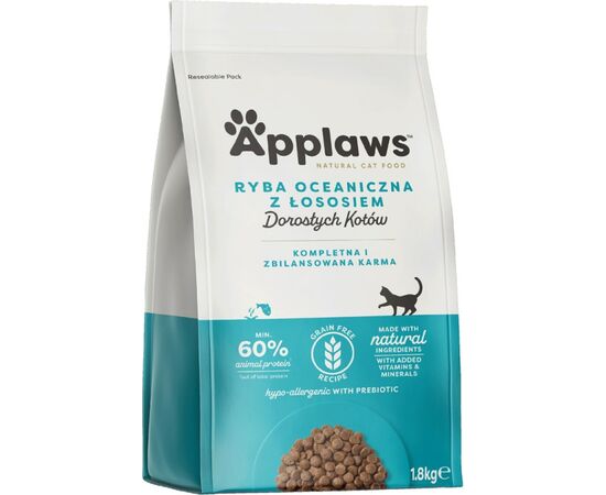 APPLAWS ADULT OCEAN FISH WITH SALMON - DRY CAT FOOD - 1,8KG