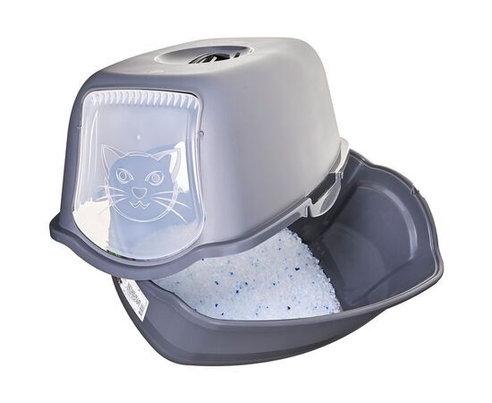 DIAMENTIQ BAYA ANTHRACITE -  CAT LITTER BOX - 55,5 X 40 X 38,7 CM
