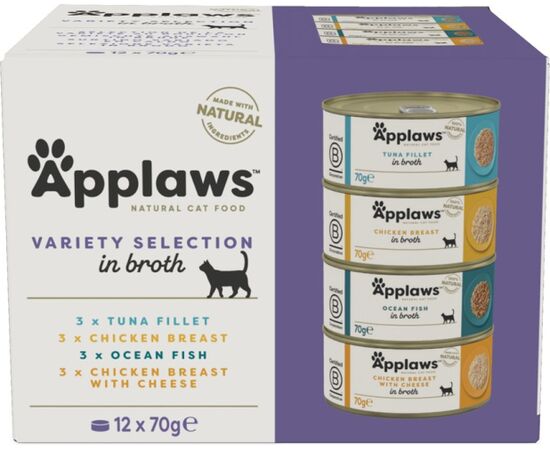 APPLAWS 5060333437398 CATS MOIST FOOD 70 G