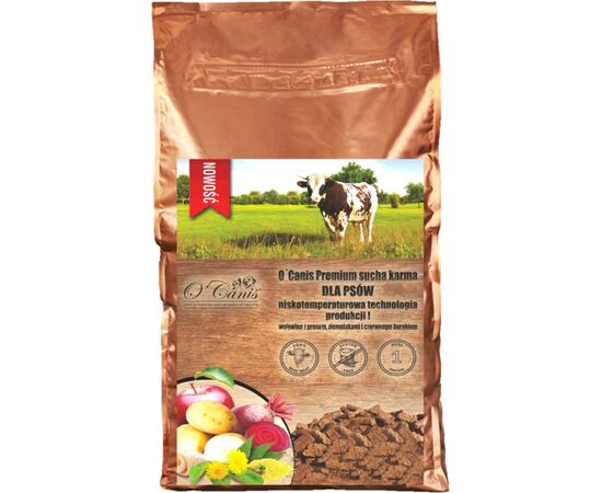 O'CANIS BEEF WITH MILLET, POTATOES, AND RED BEET - DRY DOG FOOD - 6KG
