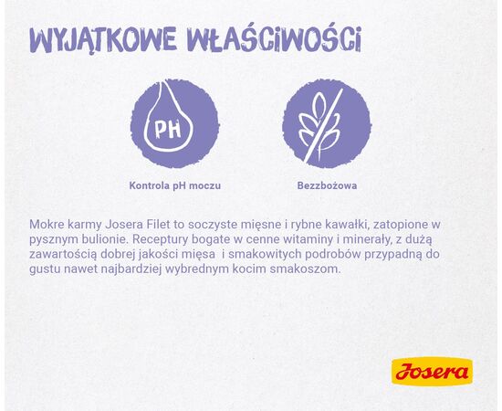 JOSERA CHICKEN FILLET WITH VEAL - WET CAT FOOD - 70 G