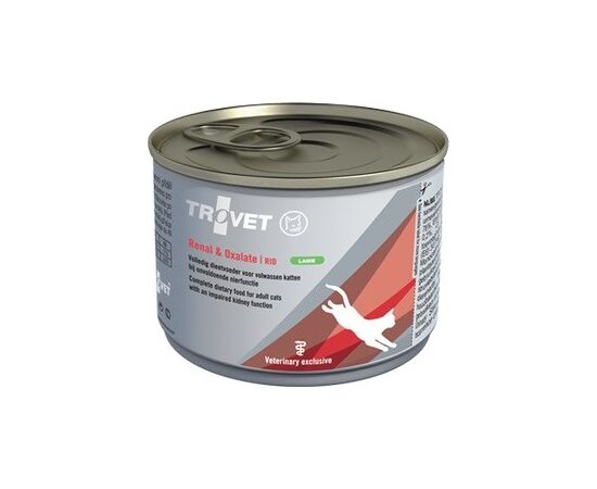 TROVET RENAL & OXALATE RID LAMB - WET CAT FOOD - 200G
