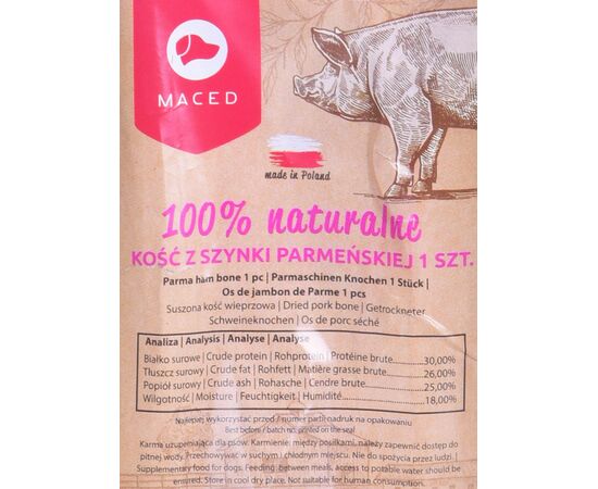 MACED PARMA HAM BONE - DOG CHEW - 330G