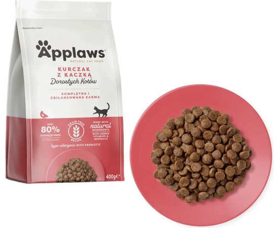 APPLAWS ADULT CHICKEN WITH DUCK - DRY CAT FOOD - 400G