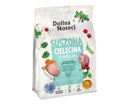 DOLINA NOTECI PREMIUM SMALL BREEDS VEAL WITH GUINEA FOWL - DRY DOG FOOD - 3KG