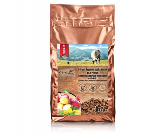 O'CANIS PREMIUM LAMB WITH MILLET, POTATOES, AND RED BEETROOT - DRY DOG FOOD - 6KG