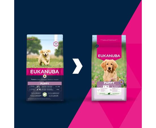 EUKANUBA PUPPY L XL RICH IN LAMB & RICE - DRY DOG FOOD - 12KG