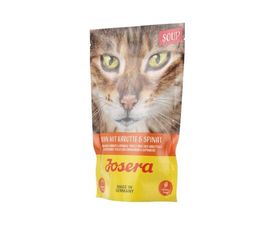 JOSERA CHICKEN SOUP WITH CARROTS AND SPINACH - WET CAT FOOD - 70 G