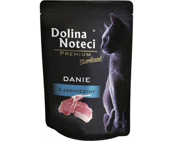 DOLINA NOTECI PREMIUM STERILISED LAMB - WET CAT FOOD - 85G