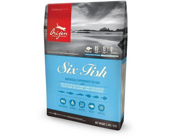 ORIJEN SIX FISH CATS DRY FOOD 1.8 KG ADULT