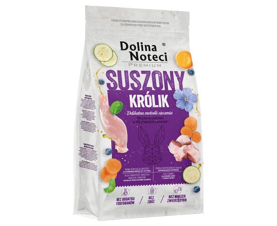 DOLINA NOTECI PREMIUM DRIED RABBIT - DRIED FOOD FOR DOGS - 9KG