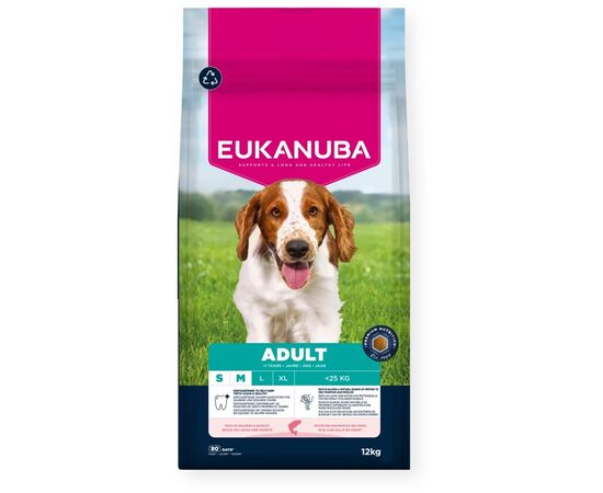 EUKANUBA ADULT SMALL/MEDIUM SALMON & BARLEY - DRY DOG FOOD - 12KG