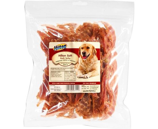 HILTON PRZYSM.FILET MIĘKKI PIERŚ Z KACZKI PIES 500G
