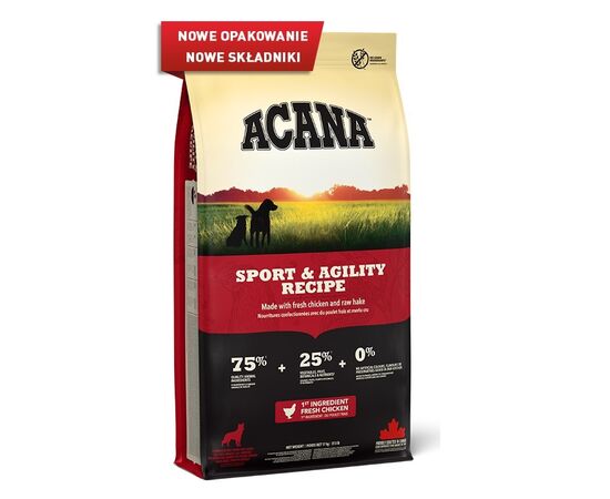 ACANA SPORT & AGILITY - DRY DOG FOOD - 17KG