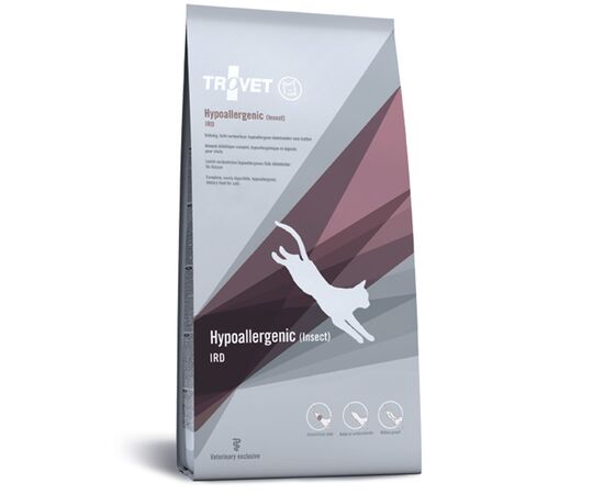 TROVET HIPOALLERGENIC INSECT IRD - DRY CAT FOOD - 2,5KG