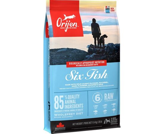 ORIJEN SIX FISH - DRY DOG FOOD - 11,4KG