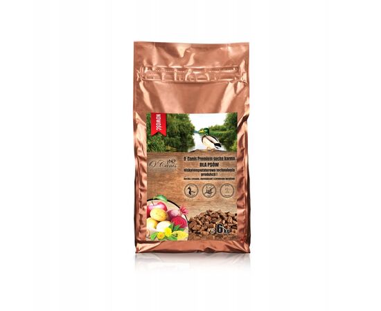 O'CANIS PREMIUM DUCK WITH MILLET, POTATOES, AND RED BEETROOT - DRY DOG FOOD - 6KG