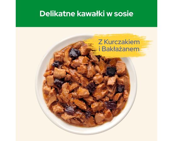 PURINA NESTLE PURINA CAT CHOW STERILISED WITH CHICKEN AND EGGPLANT IN SAUCE - WET CAT FOOD - 26X85G (20 + 6 GRATIS)