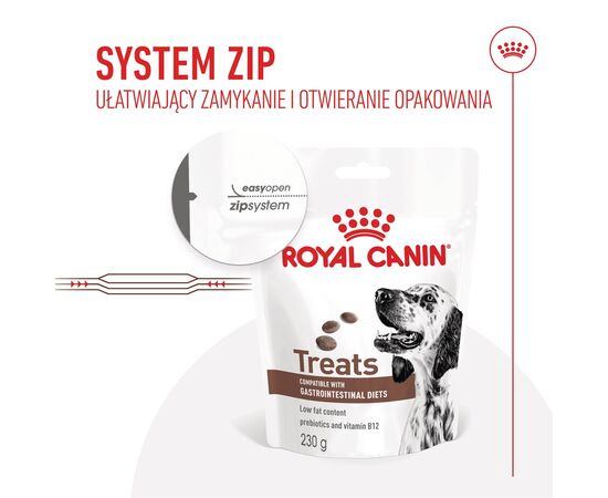 ROYAL CANIN DOG GASTROINTESTINAL TREATS VHN - DOG TREAT - 230G