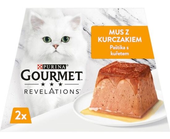 PURINA NESTLE PURINA GOURMET REVELATIONS CHICKEN - WET CAT FOOD - 2X57 G