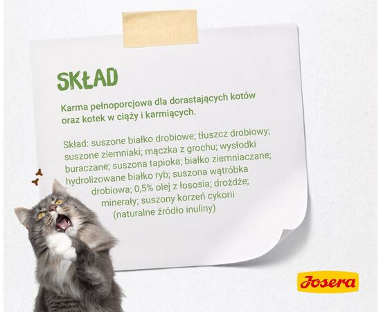 JOSERA 4032254755012 CATS DRY FOOD 400 G KITTEN POULTRY