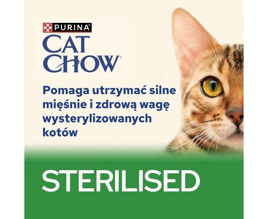 PURINA NESTLE PURINA CAT CHOW STERILISED WITH CHICKEN AND EGGPLANT IN SAUCE - WET CAT FOOD - 26X85G (20 + 6 GRATIS)