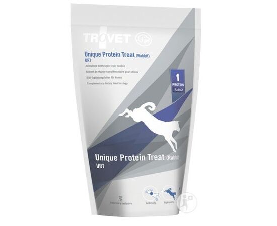 TROVET UNIQUE PROTEIN TREAT URT RABBIT  - DOG TREAT - 125G