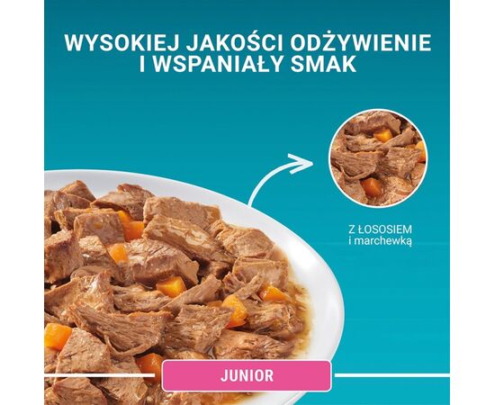 PURINA NESTLE PURINA ONE JUNIOR ŁOSOŚ/MARCHEW 85G