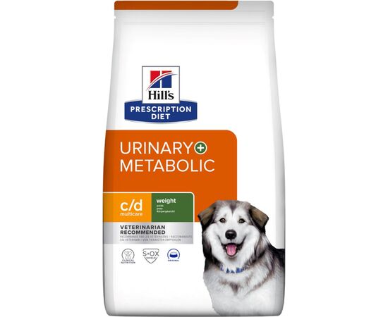 HILL'S PRESCRIPTION DIET CANINE C/D MULTICARE + METABOLIC DRY DOG FOOD 12 KG