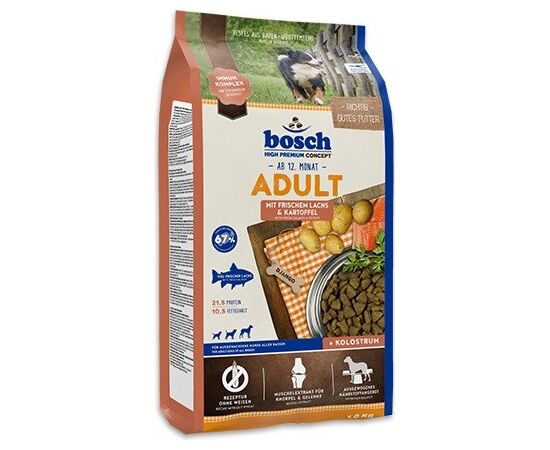 BOSCH ADULT SALMON & POTATO - DRY DOG FOOD - 3KG