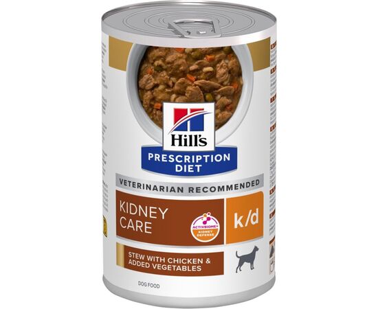 HILL'S PRESCRIPTION DIET CANINE K/D WET DOG FOOD CHICKEN STEW 354 G