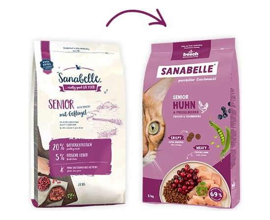 BOSCH SANABELLE SENIOR SUCHA KARMA DLA KOTA 8KG