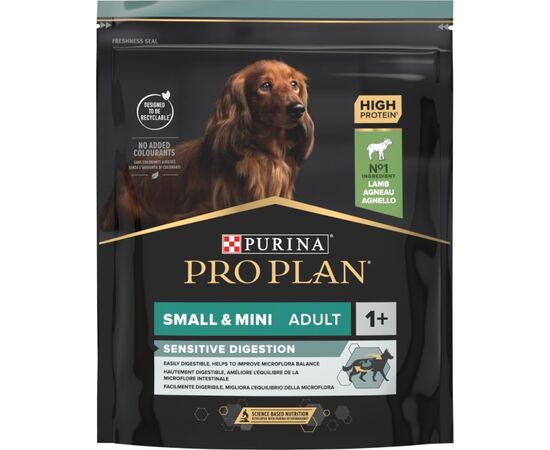 PURINA NESTLE PURINA PRO PLAN SENSITIVE DIGESTION SMALL & MINI ADULT LAMB - DRY DOG FOOD - 700G