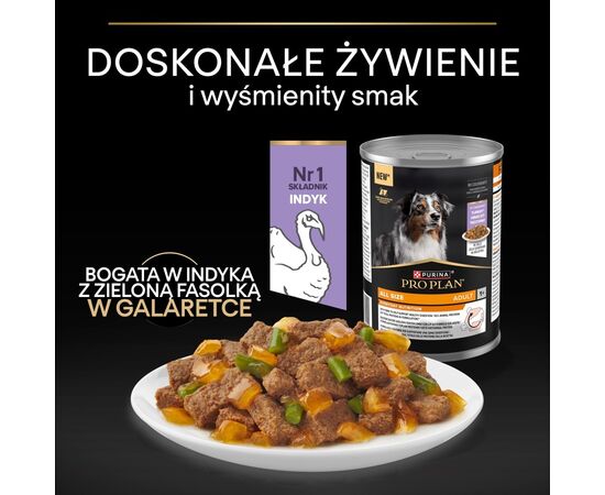 PURINA NESTLE PURINA PRO PLAN EVERYDAY NUTRITION ALL SIZE ADULT TURKEY IN JELLY - WET DOG FOOD - 400G